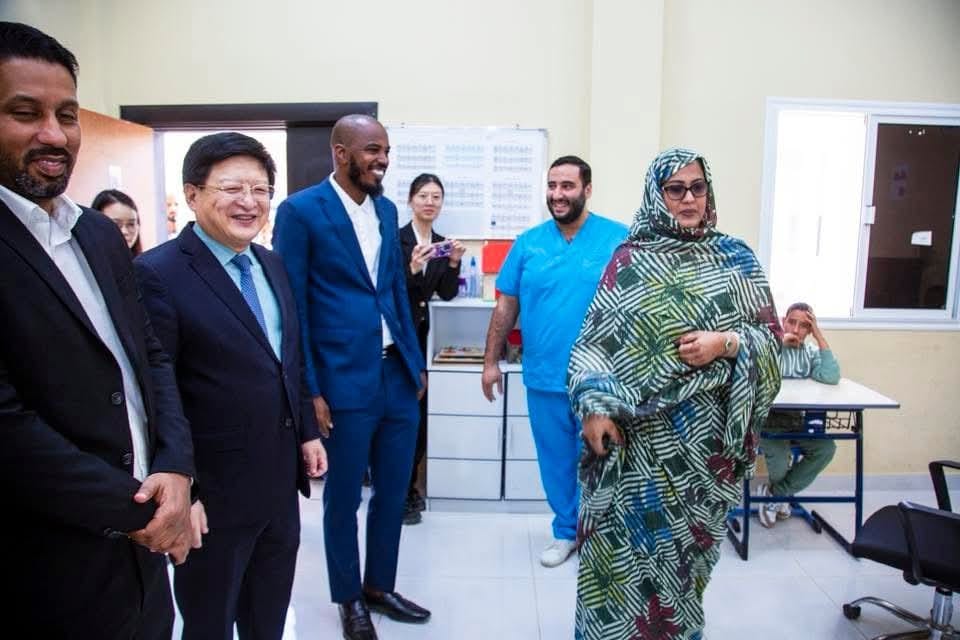 السيدة الأولى تؤدي زيارة تفقد لمركز زايد لأطفال التوحد بنواكشوط