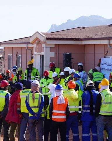 اسنيم تنظم حملة تحسيسية حول الصحة والسلامة المهنية بمدينة ازويرات