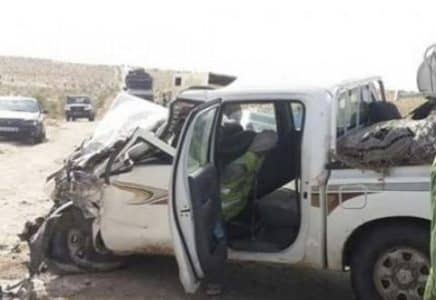 حادث سير يودي بحياة شخص ويخلف خمسة جرحى عند المدخل الشرقي لمدينة ألاك