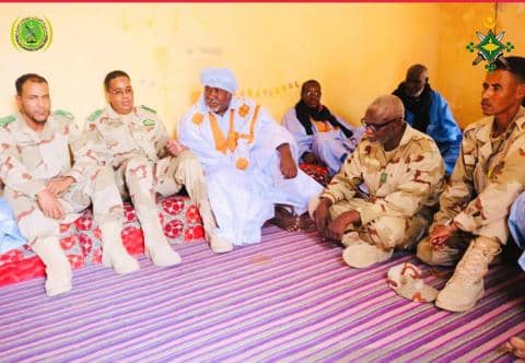 نواكشوط.. وفد عسكري يعزي أسرة العريف محمد أعمر سالم