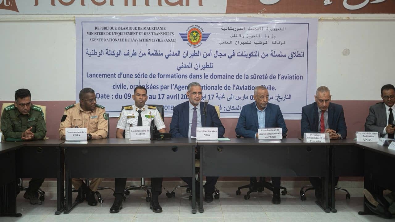 نواكشوط.. انطلاق أعمال دورات تكوينية في مجال أمن الطيران المدني بمطار أم التونسي
