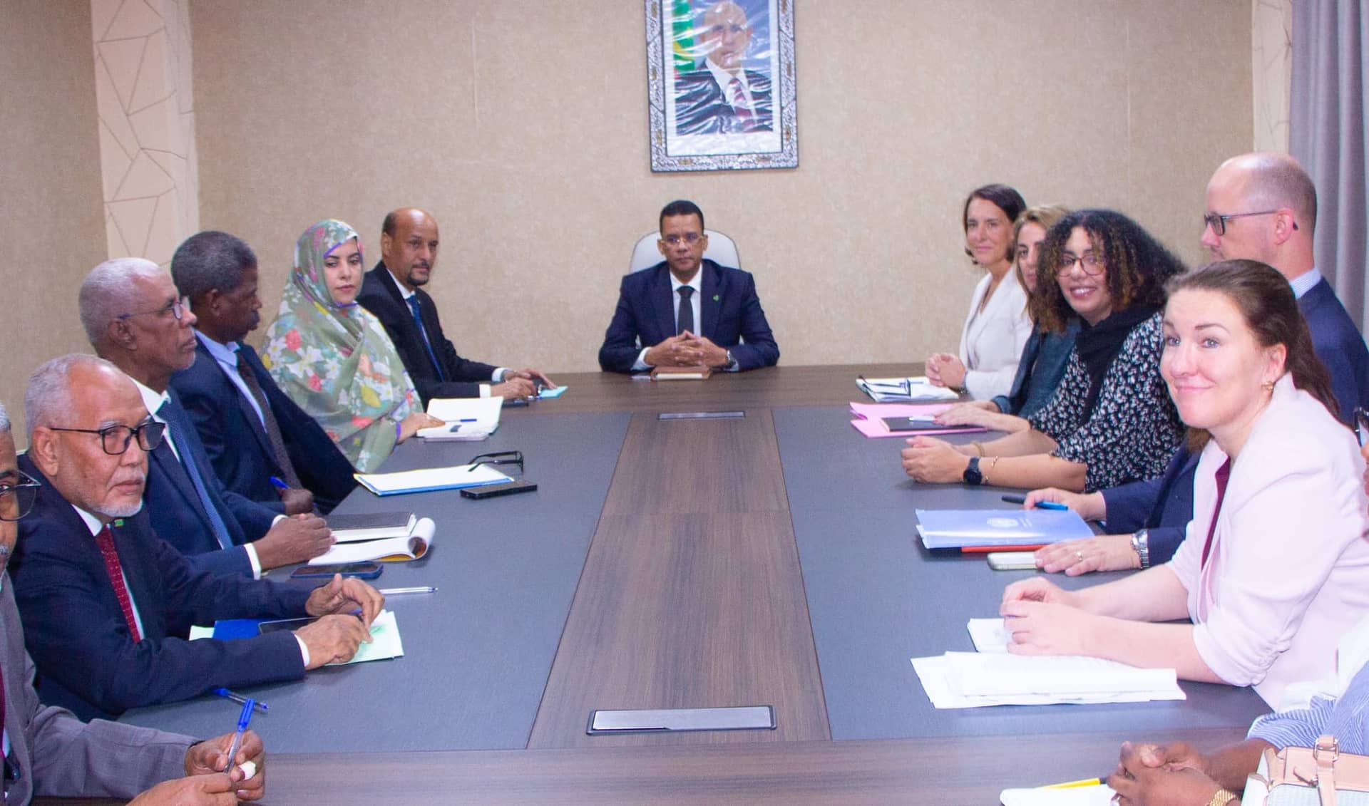 وزير الشؤون الإسلامية يجري مباحثات مع مسؤولة أممية مكلفة بمحاربة الإرهاب