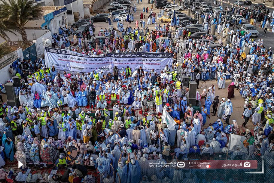 تظاهرة نواكشوط تختبر المعارضة بالأرقام.. والحـــــضور يثـــير النقاش